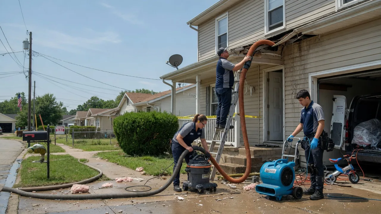 Water Damage Restoration in Danvers, IL near me